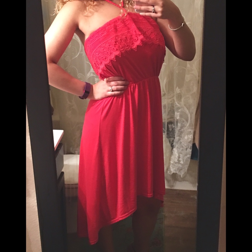 Coral Summer Dress